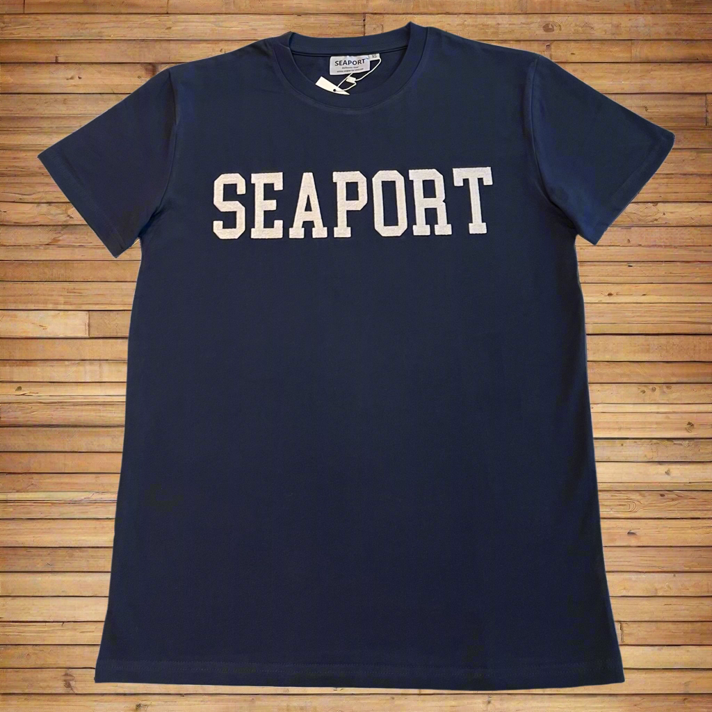 Navy Blue Heavyweight Short-Sleeve T-Shirt