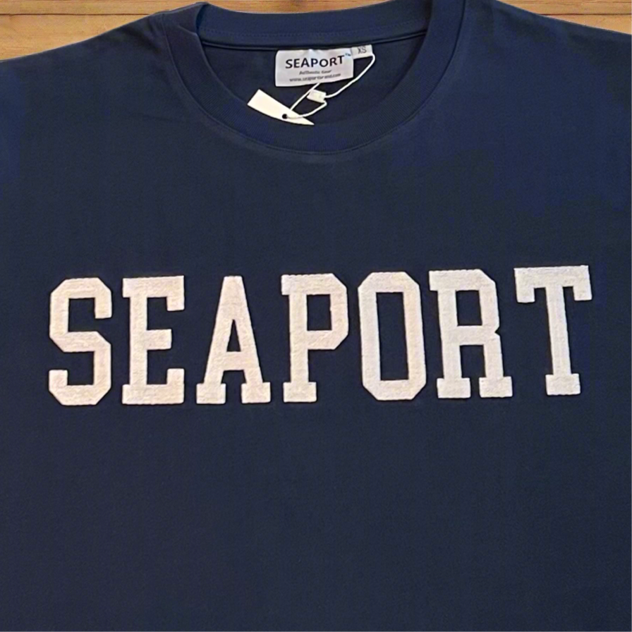 Navy Blue Heavyweight Short-Sleeve T-Shirt