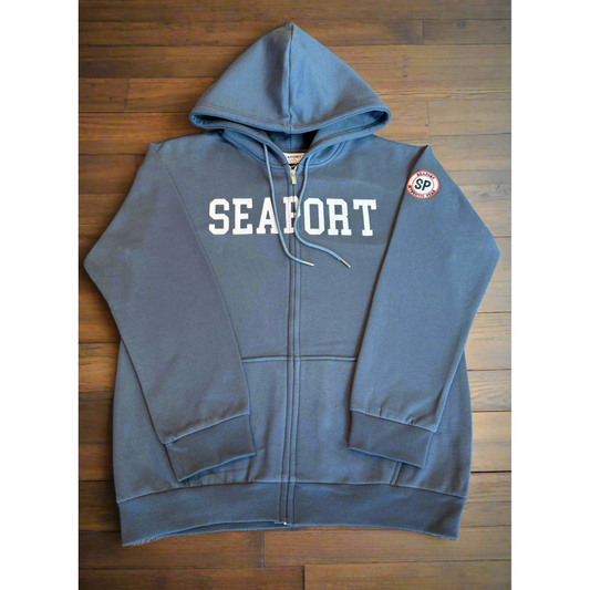 Blue Zip Hoodie