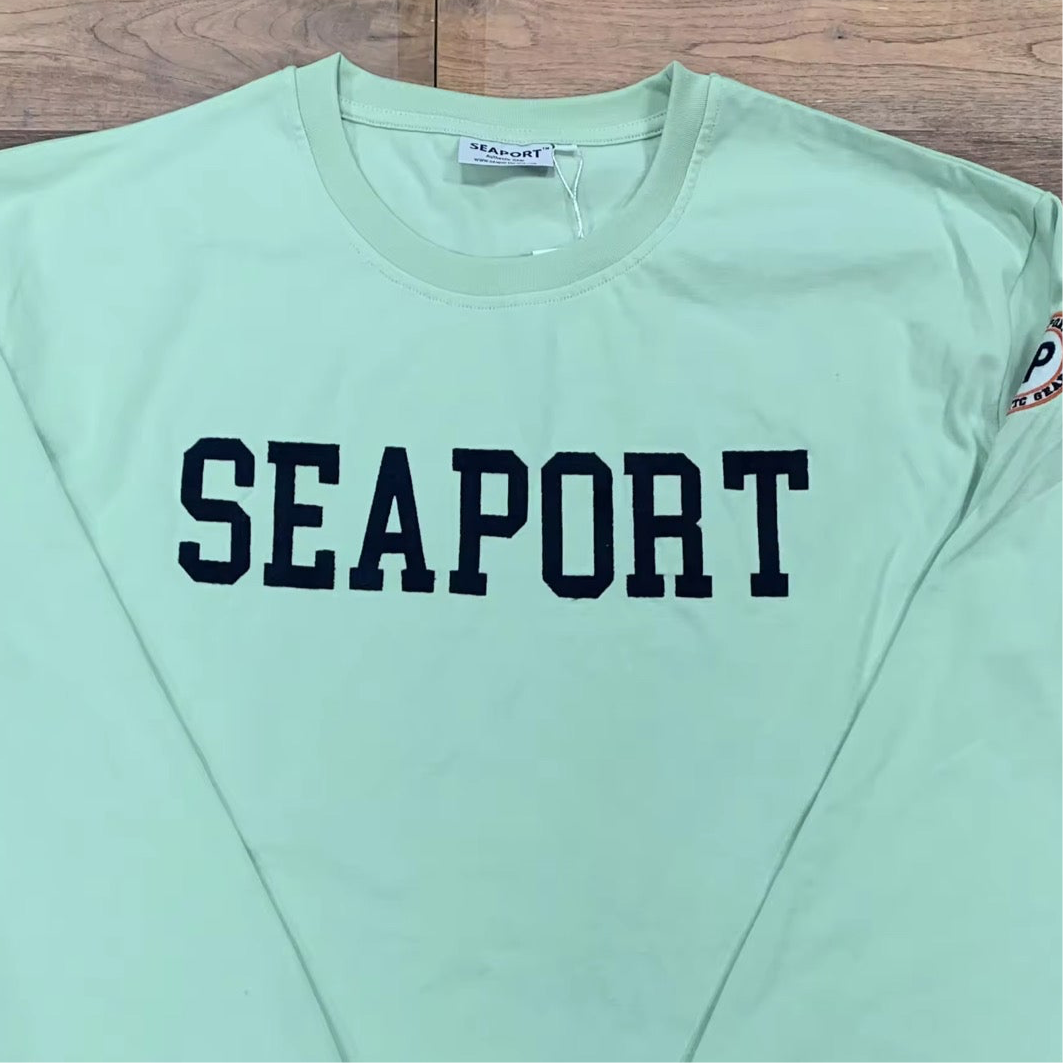Mint Green Heavyweight Long Sleeve T-Shirt
