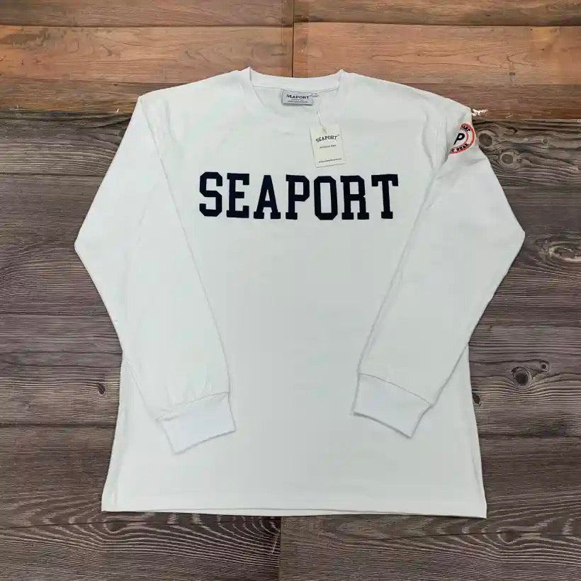White Heavyweight Long Sleeve T-Shirt