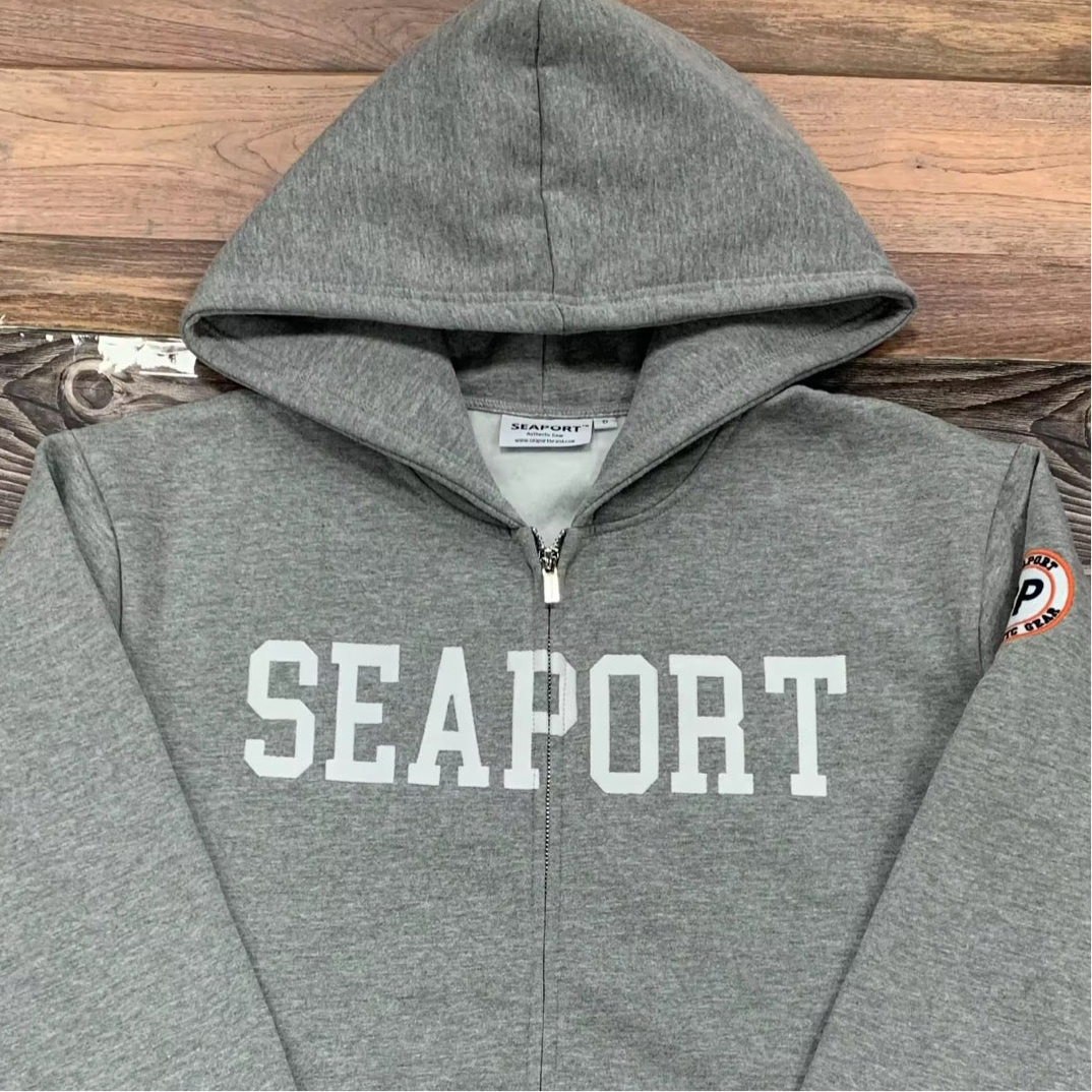 Dark Gray Zip Hoodie