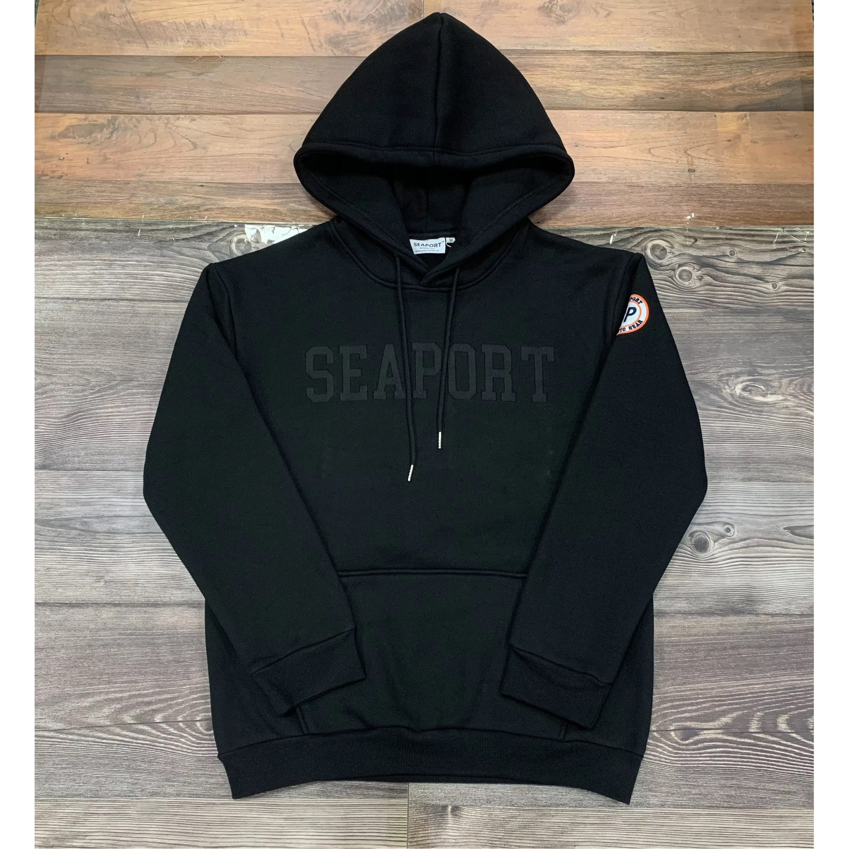 Black SuperHeavy Hoodie – Seaport Black SuperHeavy Hoodie – Seaport