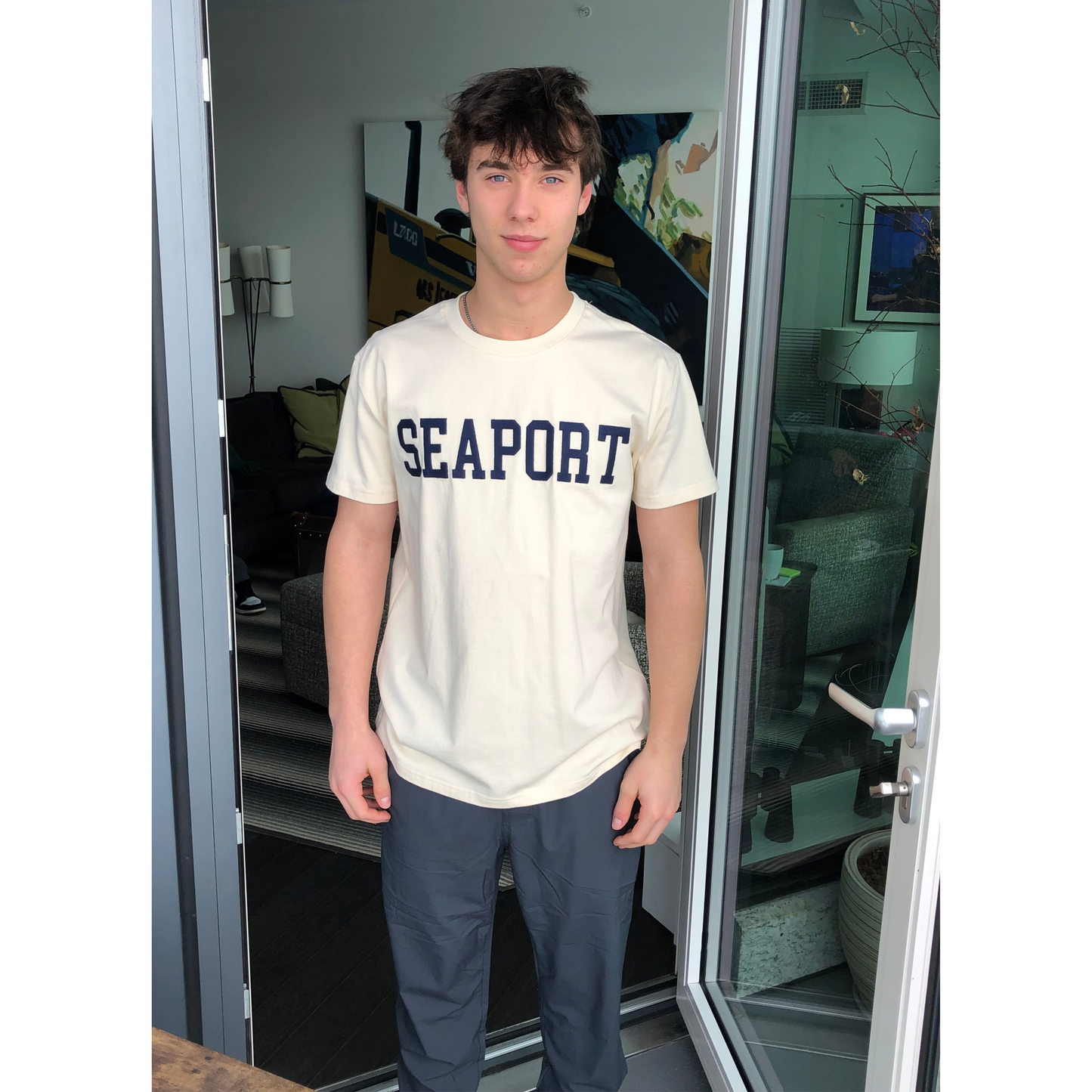 Cream Heavyweight Short-Sleeve T-Shirt