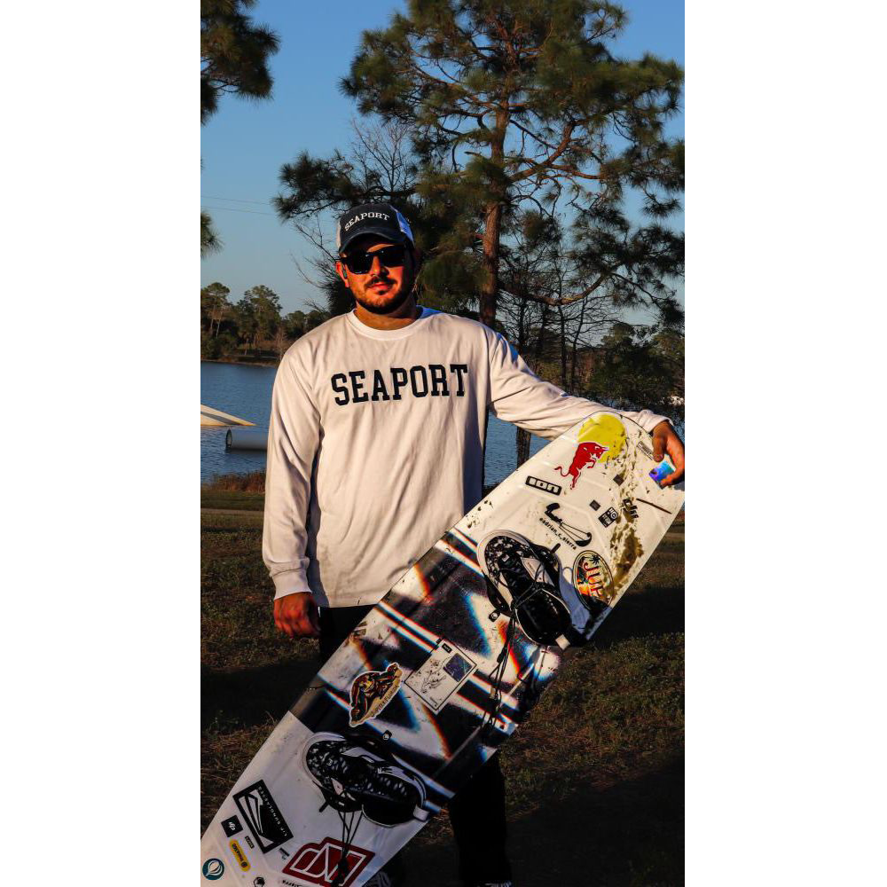 White Heavyweight Long Sleeve T-Shirt