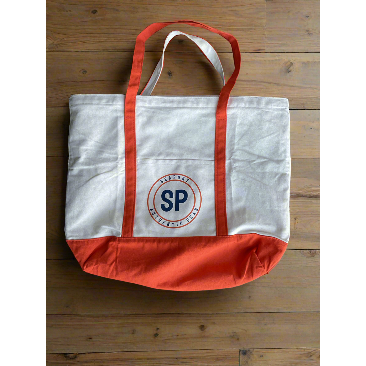 Orange Canvas Tote