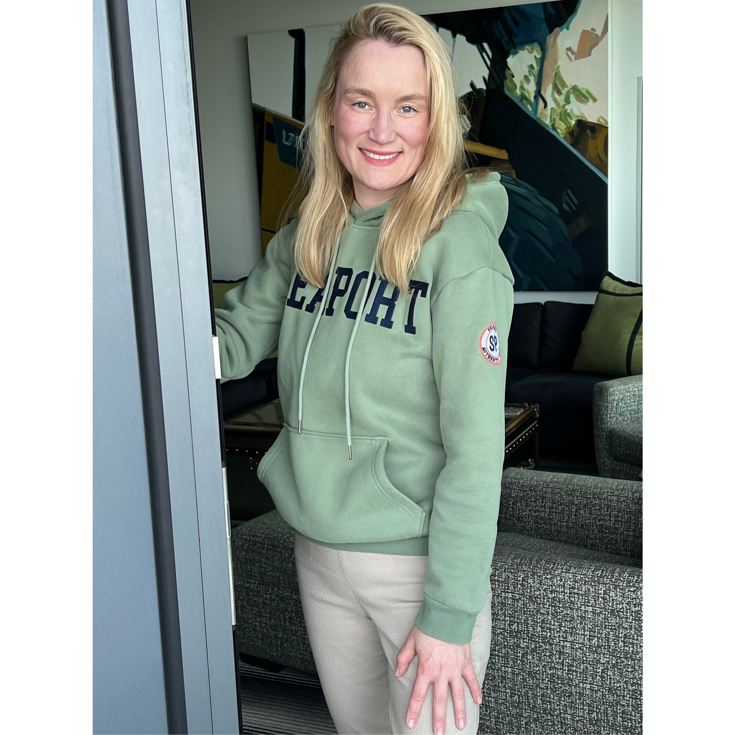 Seafoam Green Heavyweight Pullover Hoodie