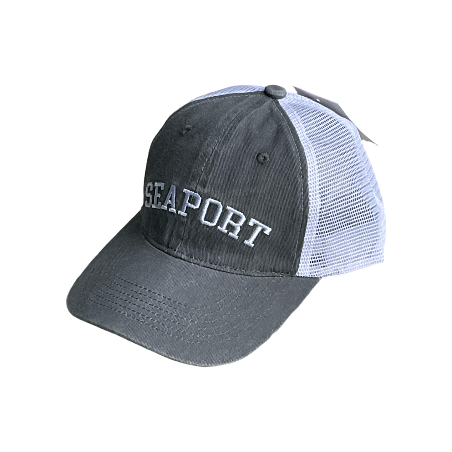 Gray Vintage Cotton Mesh Hat