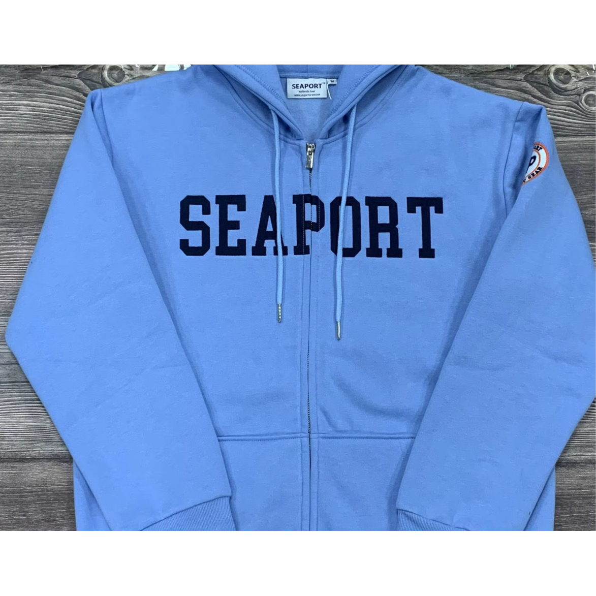 Indigo Zip Hoodie