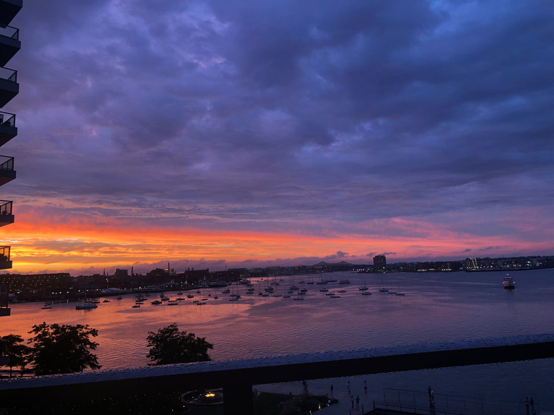Boston Harbor evening