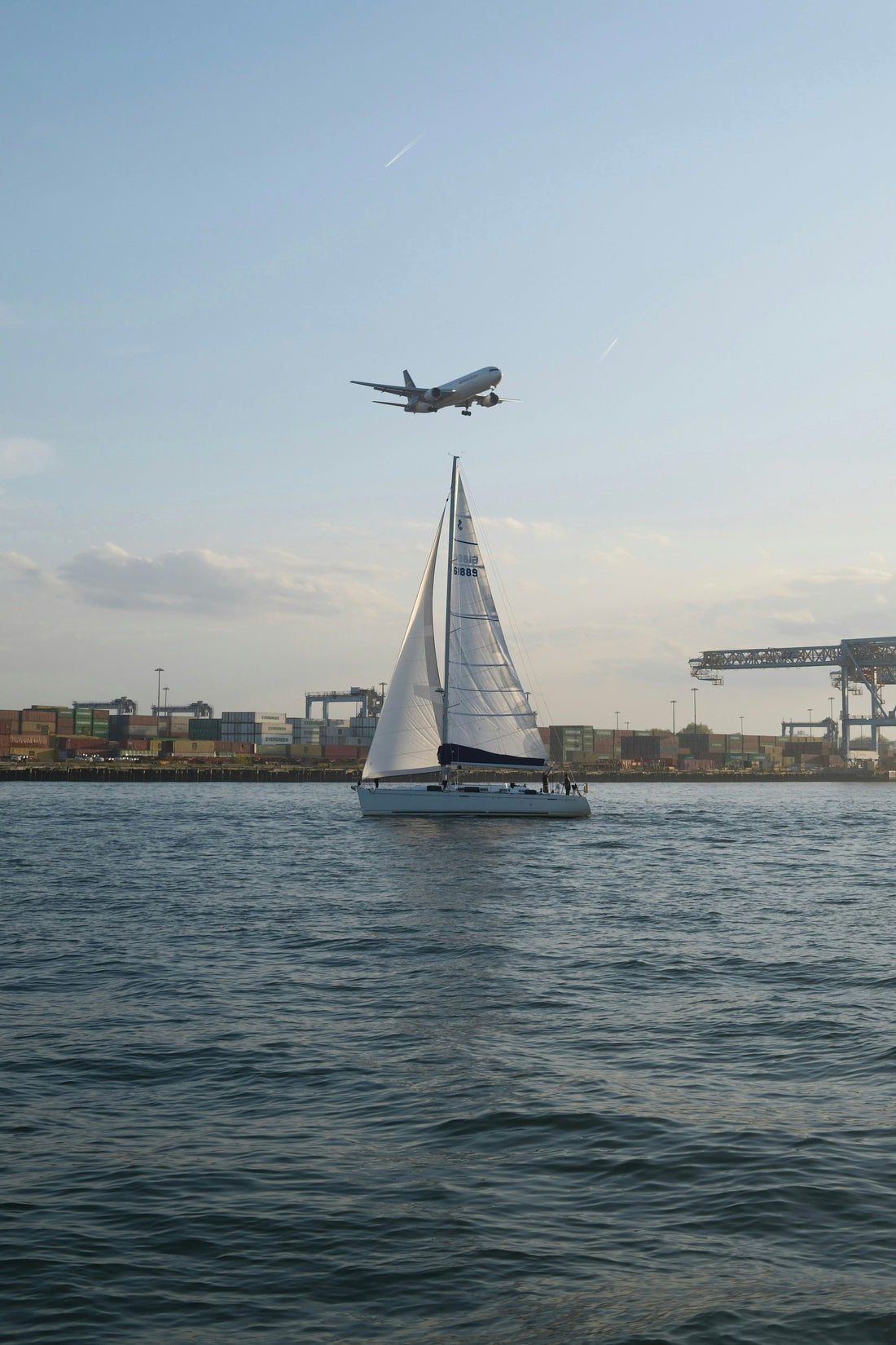 Sailboat on Boston Harbor