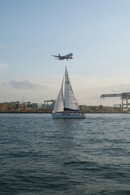 Sailboat on Boston Harbor