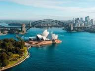 Sydney Harbor arial view