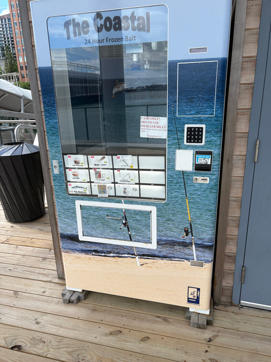 Bait vending machine in Seaport
