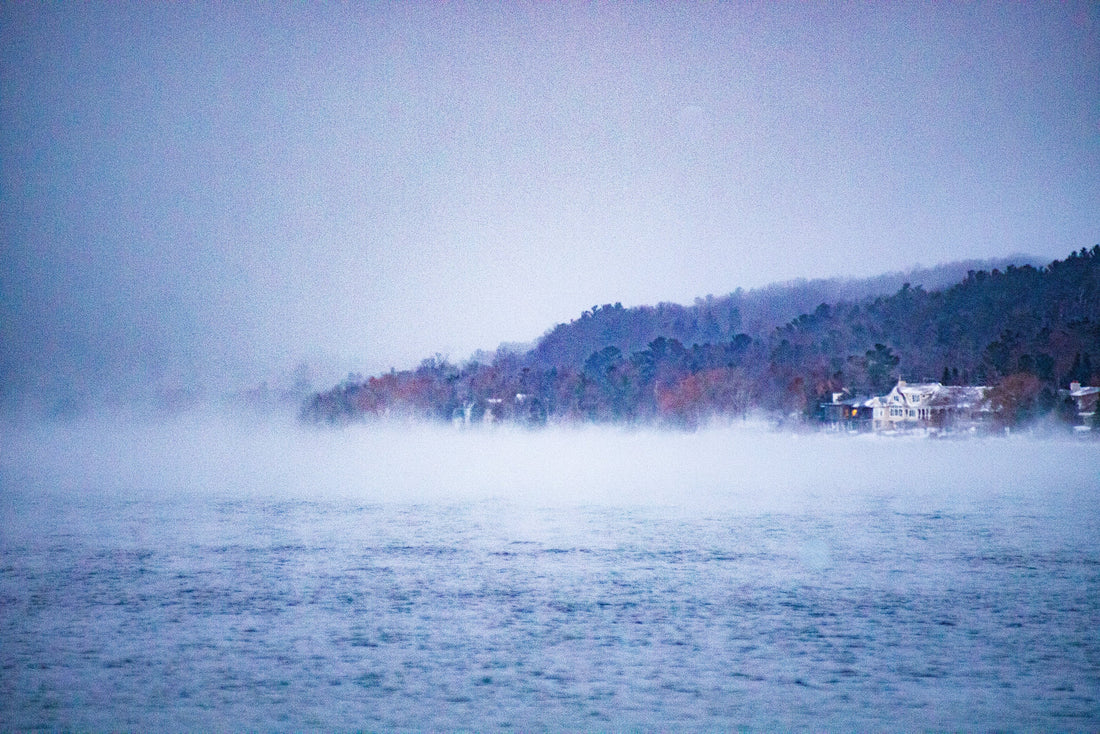 Bad weather at Lake Michigan