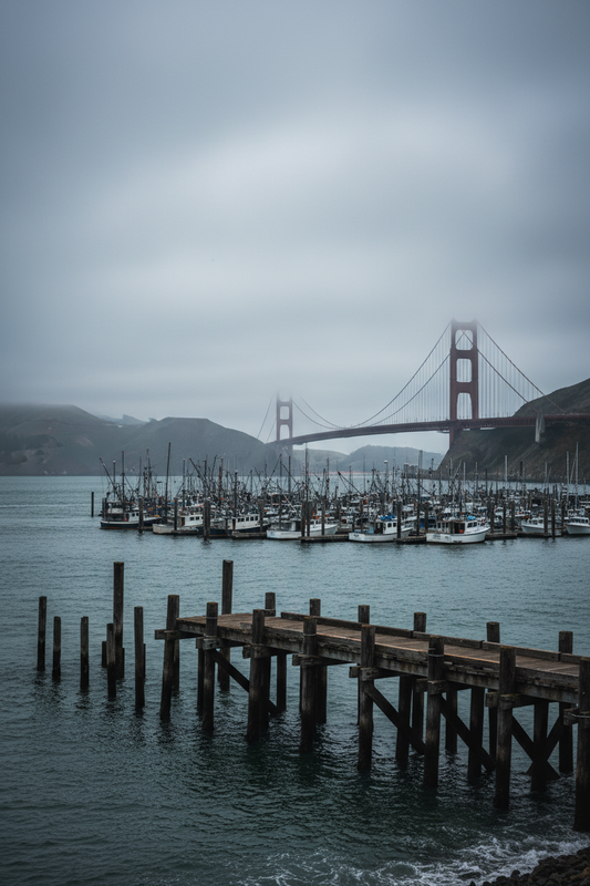 San Francisco Bay foggy 