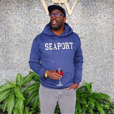 Navy Blue Pullover Hoodie