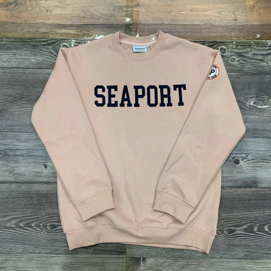 Pink-Coral Heavyweight Crewneck Sweatshirt
