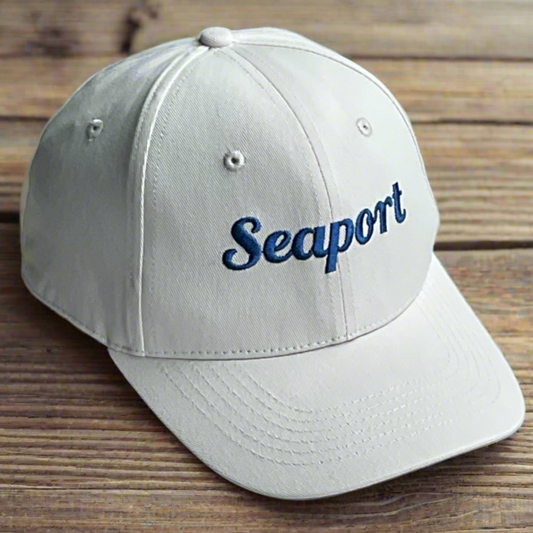 Seaport Cream Chino Baseball Cap